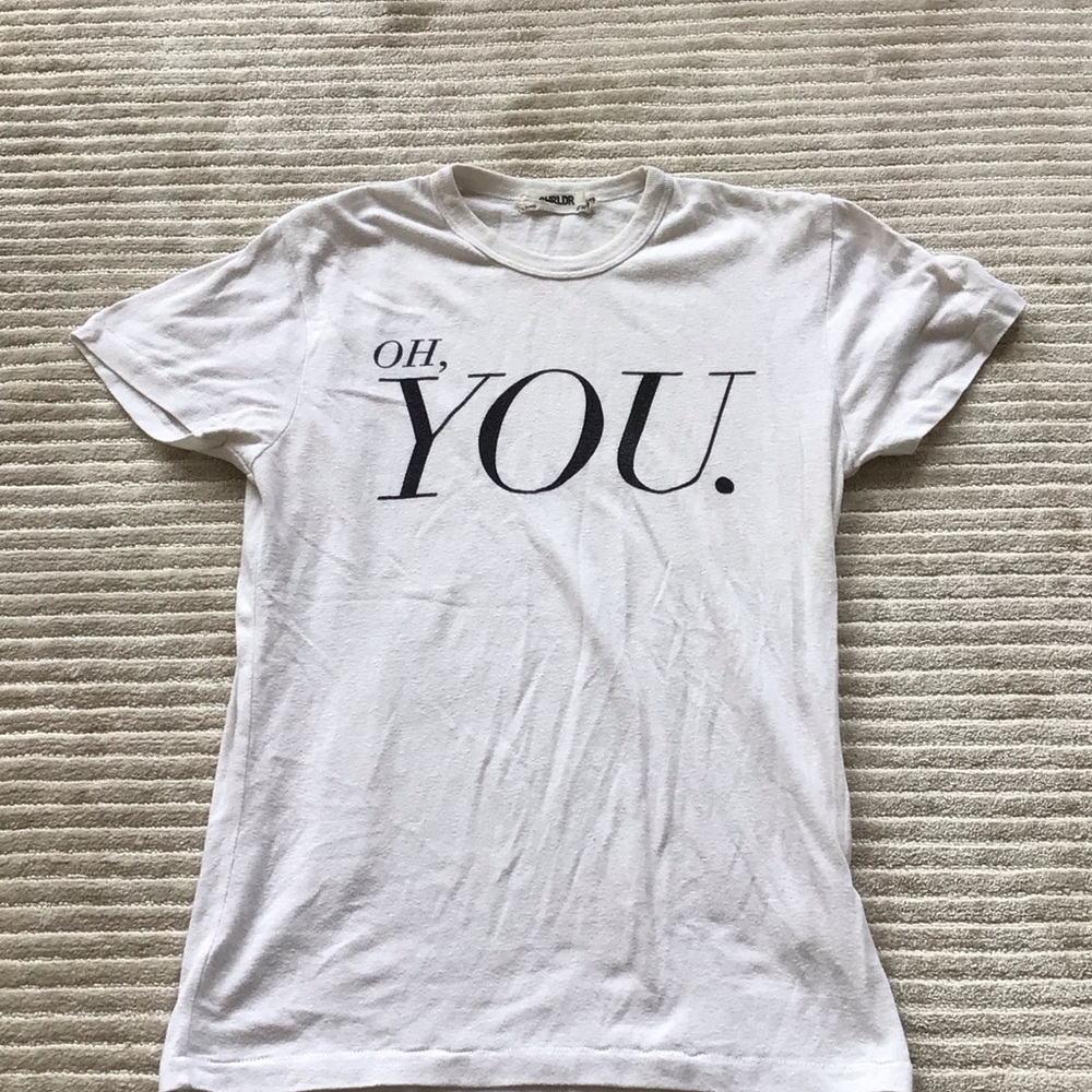 CHRLDR White Crew Neck Tee